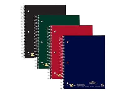13135 Roaring Springs 5 subject spiral notebook College Ruled 13115 